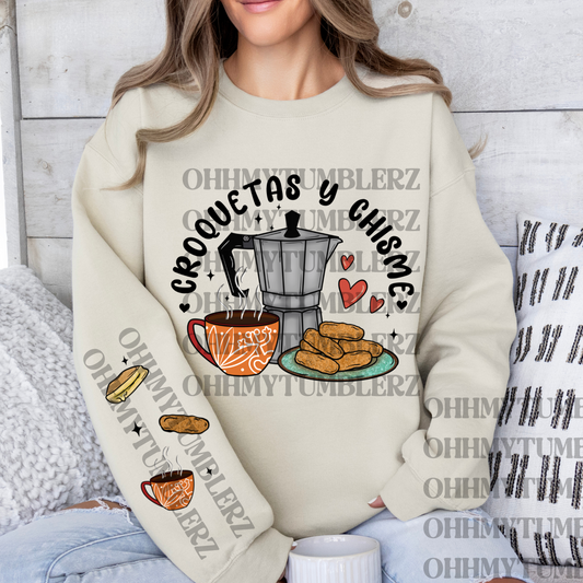 Croquetas y chisme Dtf ( Sleeve set )