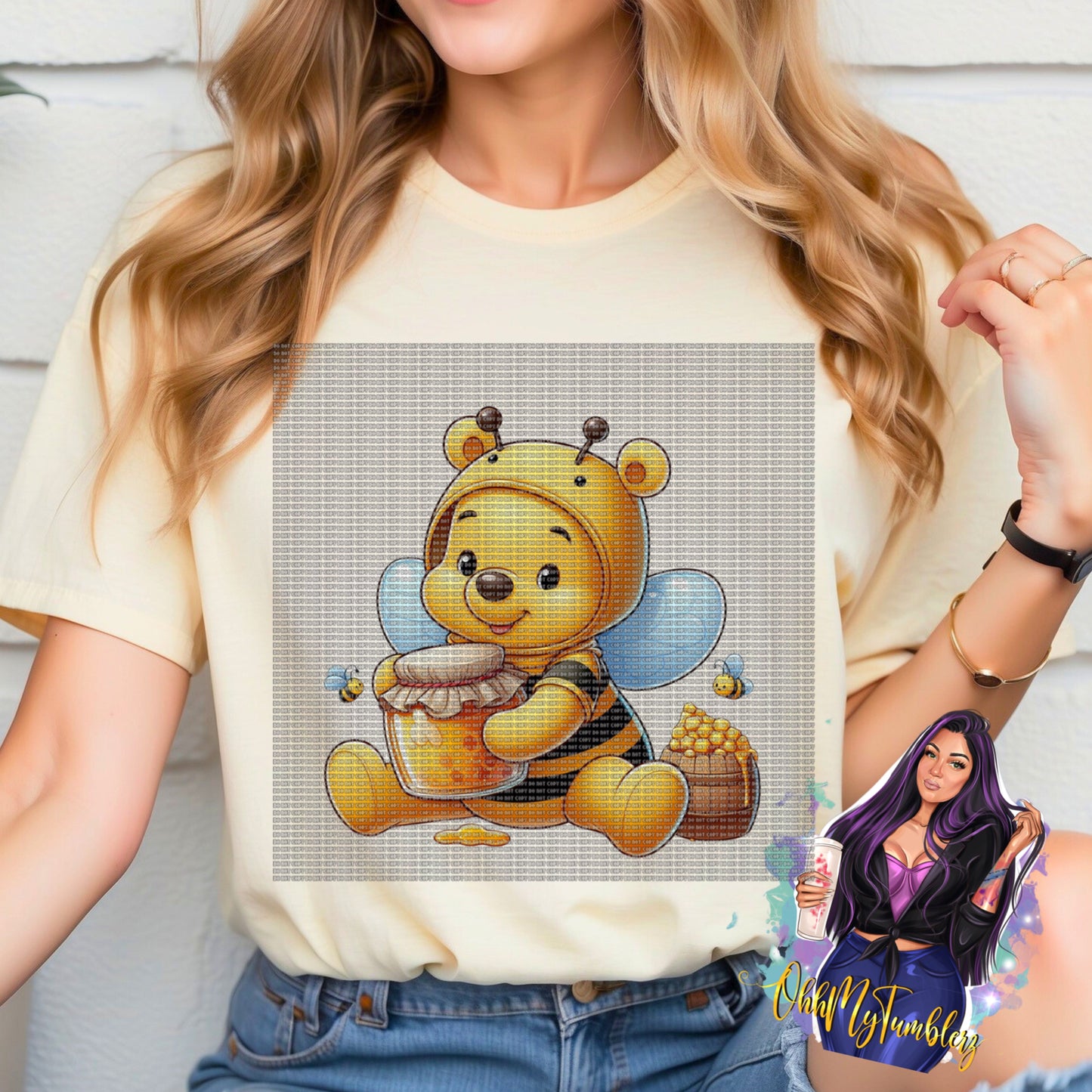 Bee Pooh DTF