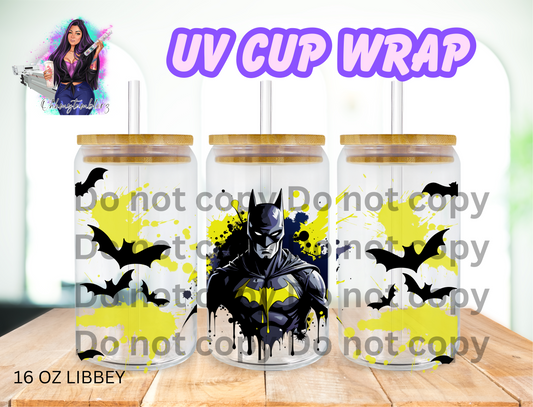 Bat Man UV DTF