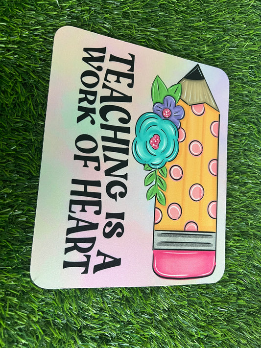 Teacher mouse pad