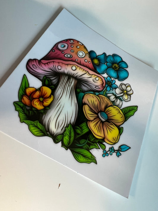 Mushrooms decal