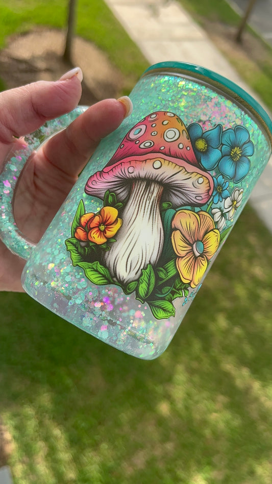 Mushroom GLASS cup