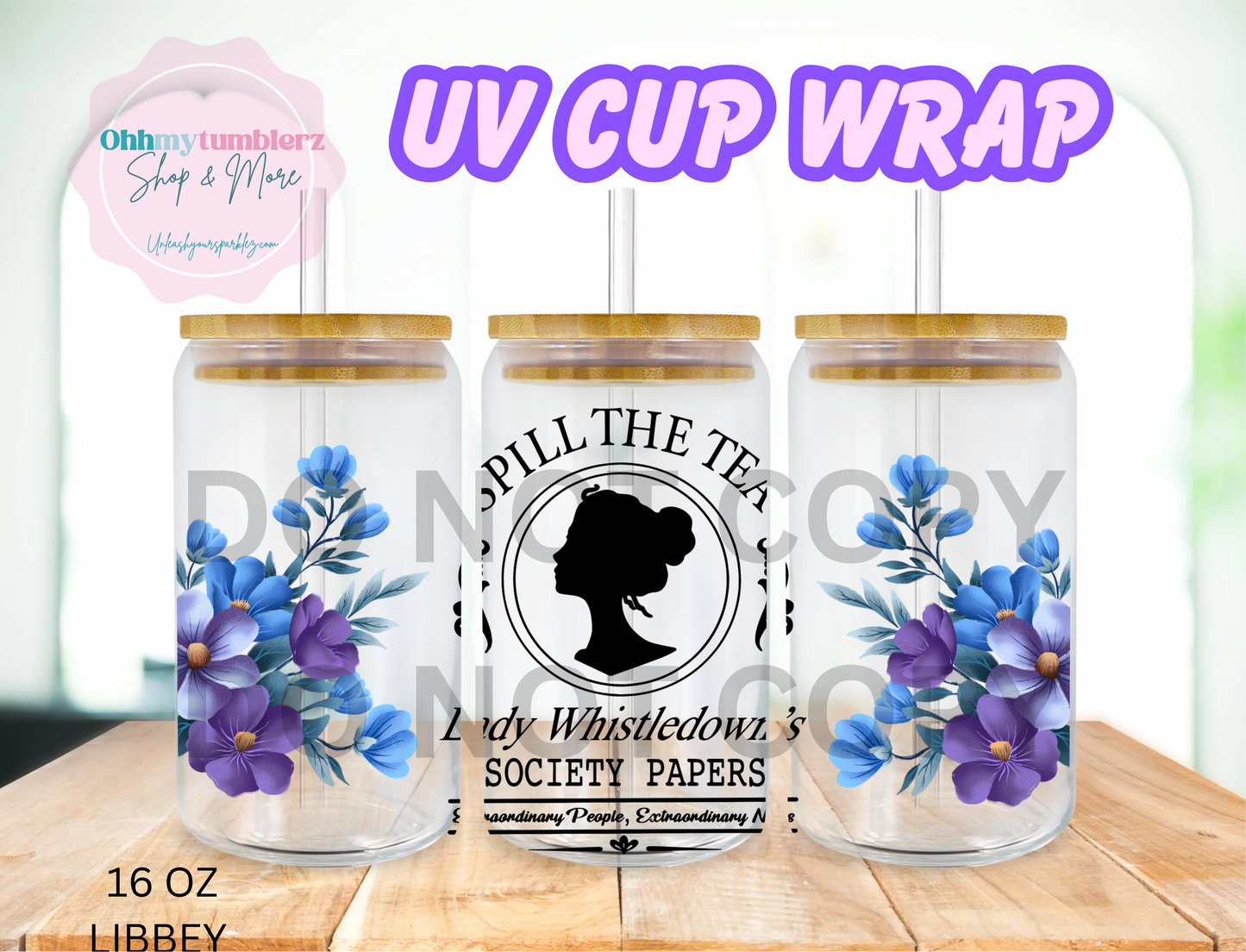 BRIDGERTON UV DTF wraps