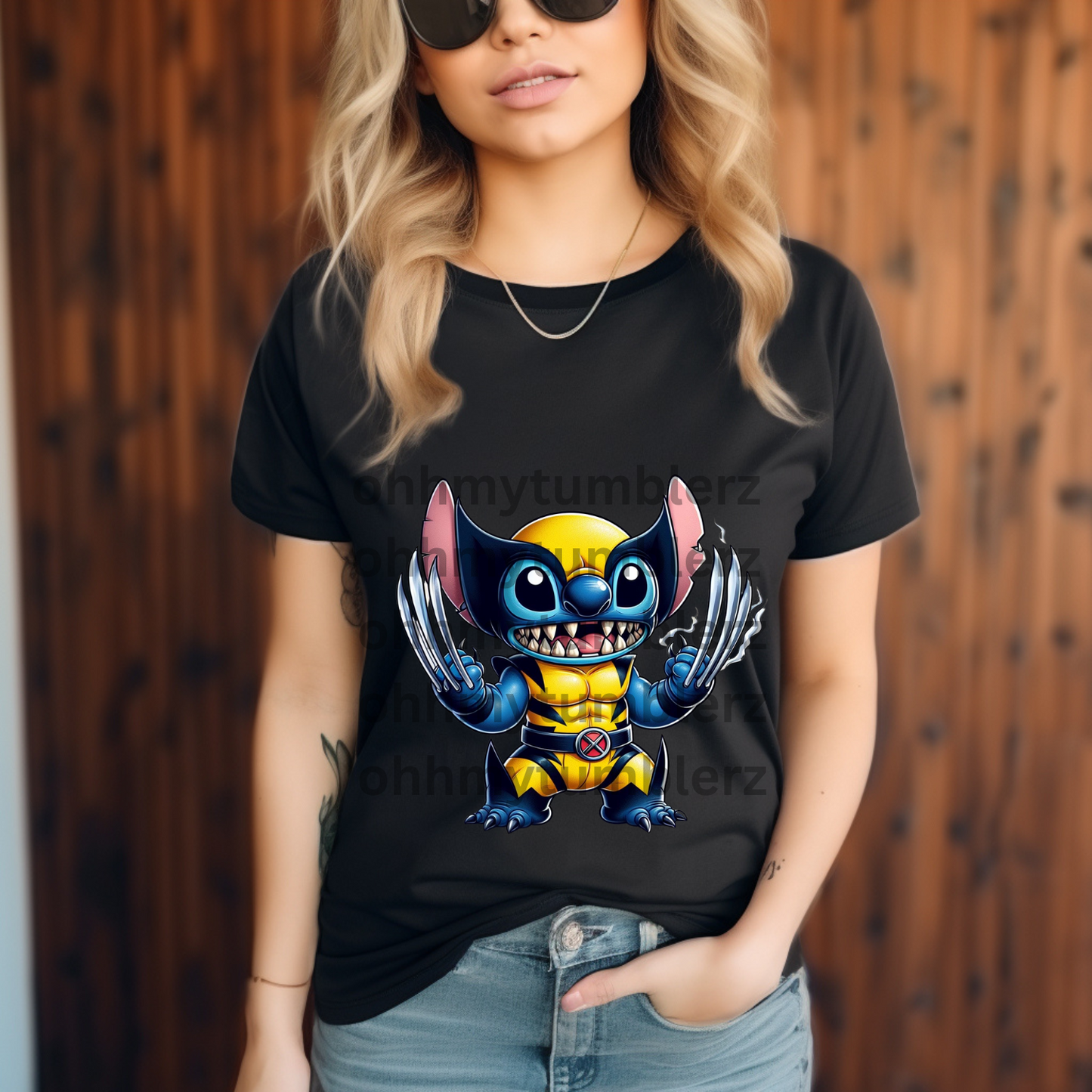 Stitch in Marvel DTF