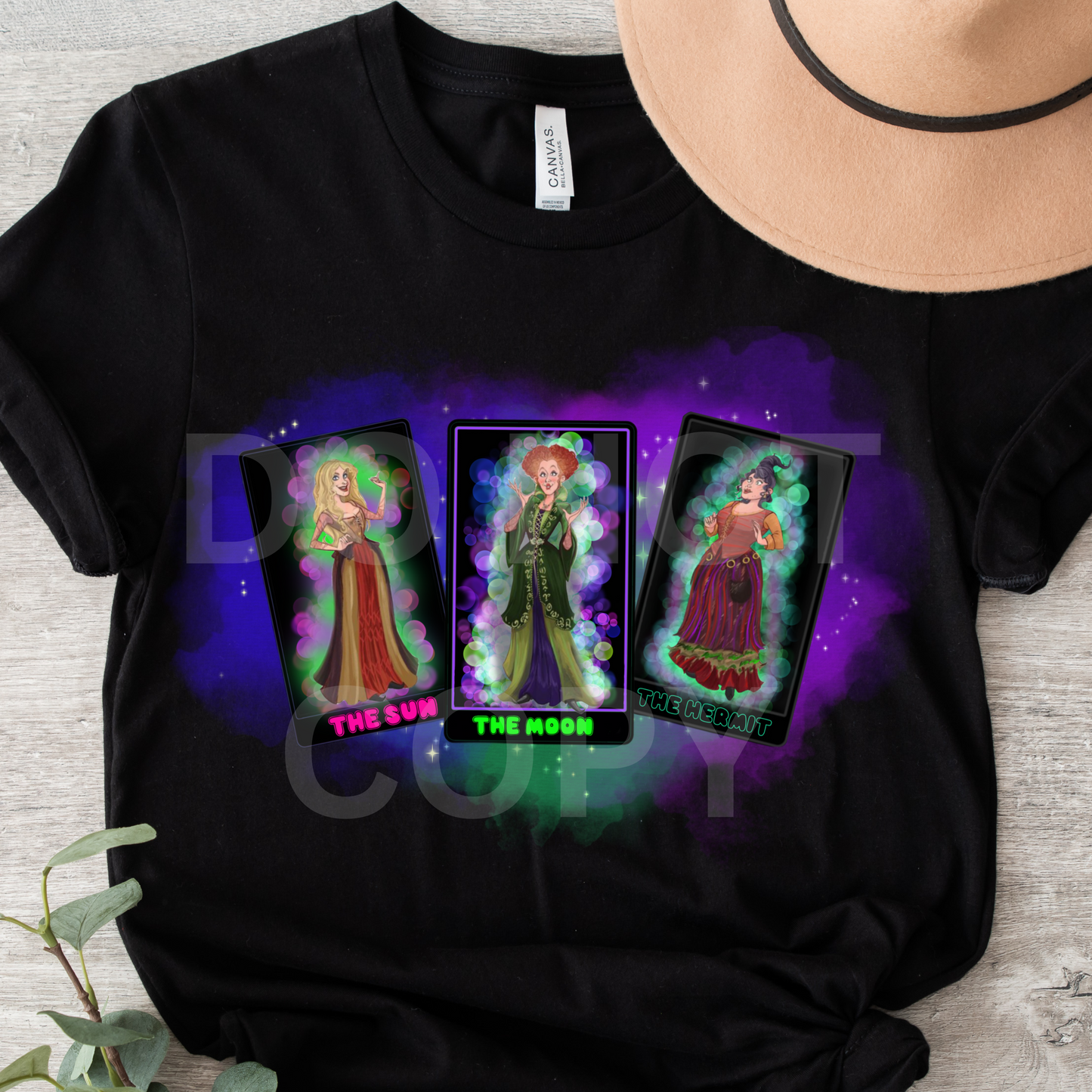 Witches tarot card tee