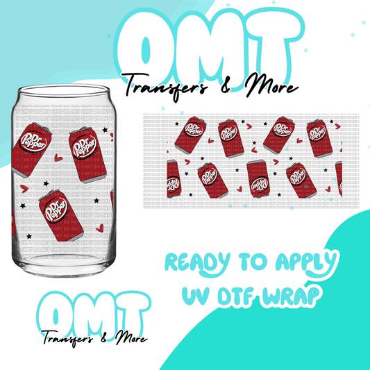 Dr Pepper UV DTF